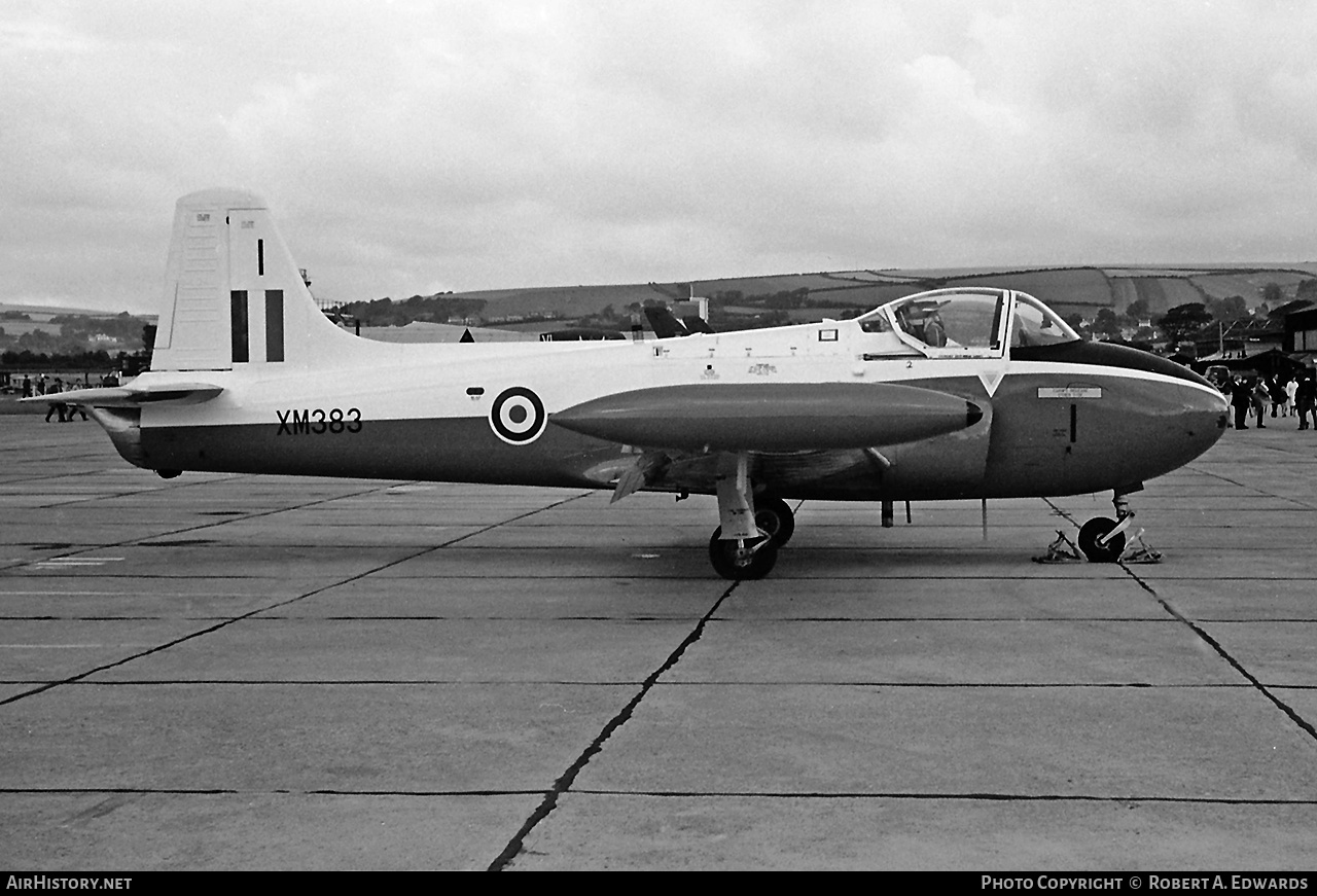 Aircraft Photo of XM383 | Hunting P.84 Jet Provost T3A | UK - Air Force | AirHistory.net #207920