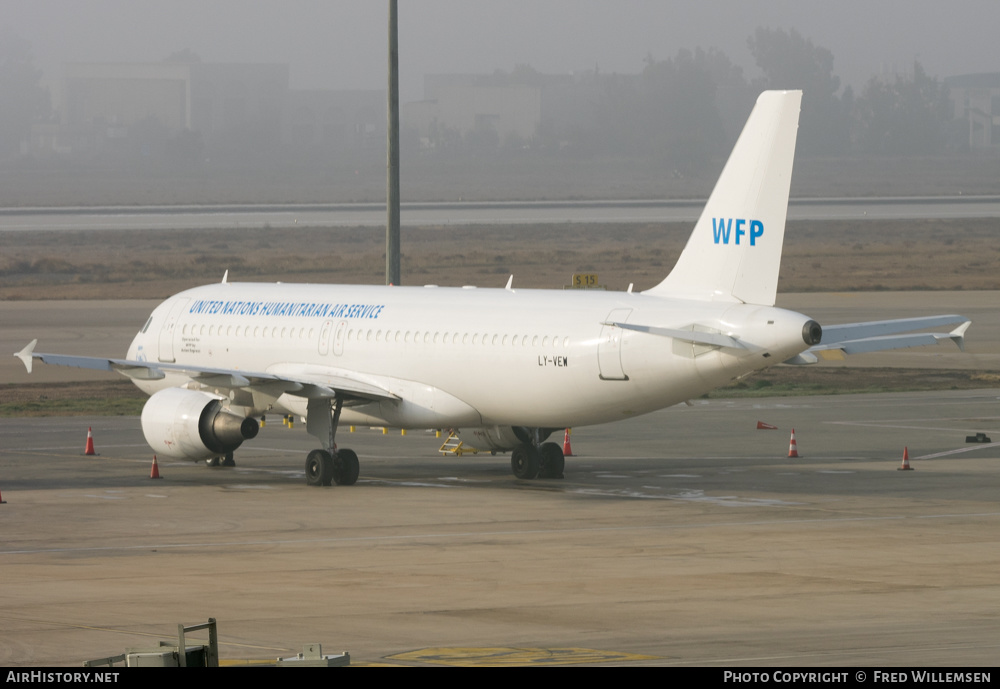 Aircraft Photo of LY-VEW | Airbus A320-214 | United Nations Humanitarian Air Service | AirHistory.net #207937