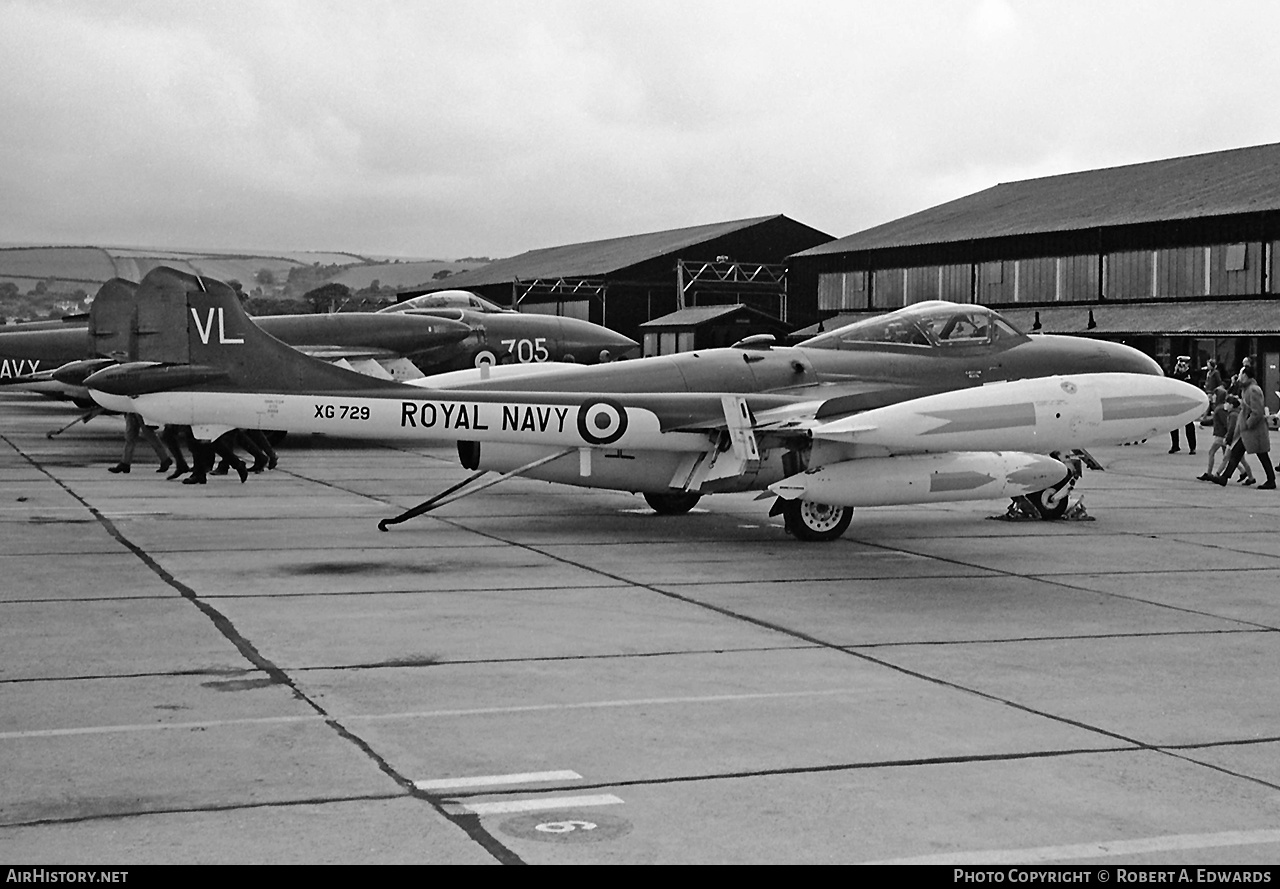 Aircraft Photo of XG729 | De Havilland D.H. 112 Sea Venom FAW22 | UK - Navy | AirHistory.net #207944