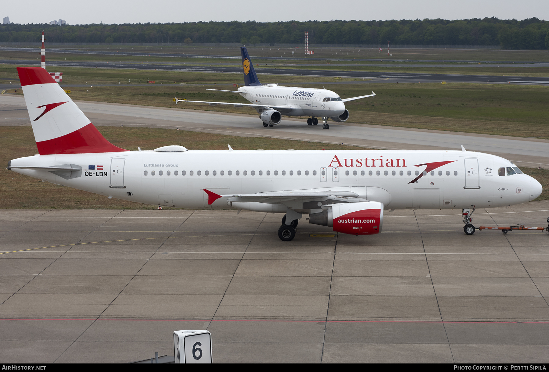 Aircraft Photo of OE-LBN | Airbus A320-214 | Austrian Airlines | AirHistory.net #207958