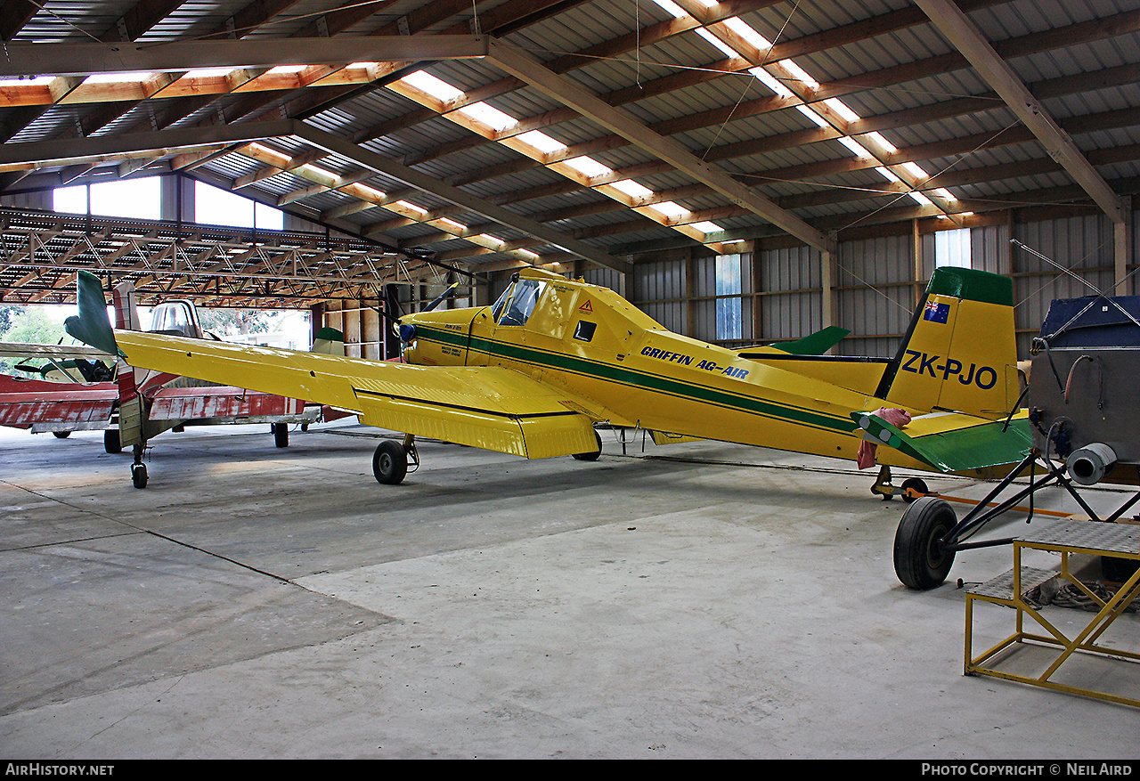 Aircraft Photo of ZK-PJO | Zlin Z-137T Agro Turbo | Griffin Ag-Air | AirHistory.net #207976