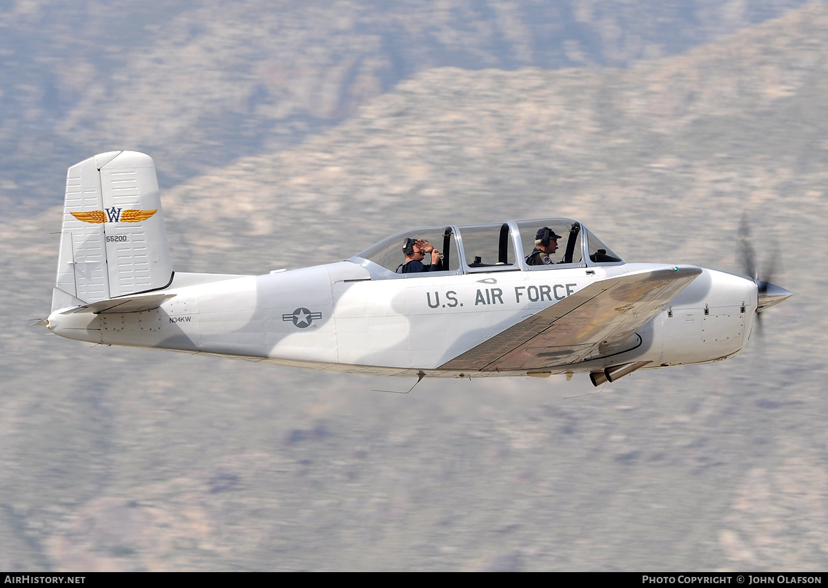 Aircraft Photo of N34KW | Beech T-34A Mentor (45) | AirHistory.net #207991