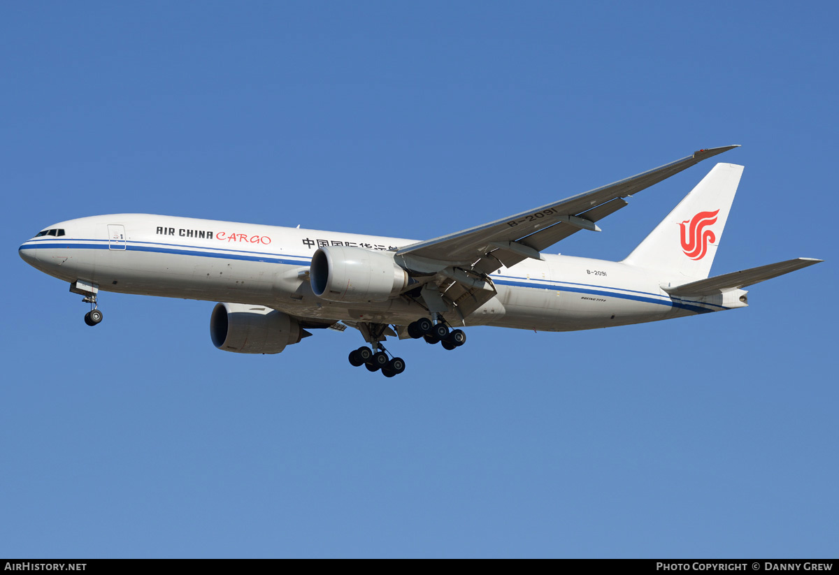 Aircraft Photo of B-2091 | Boeing 777-FFT | Air China Cargo | AirHistory.net #208015