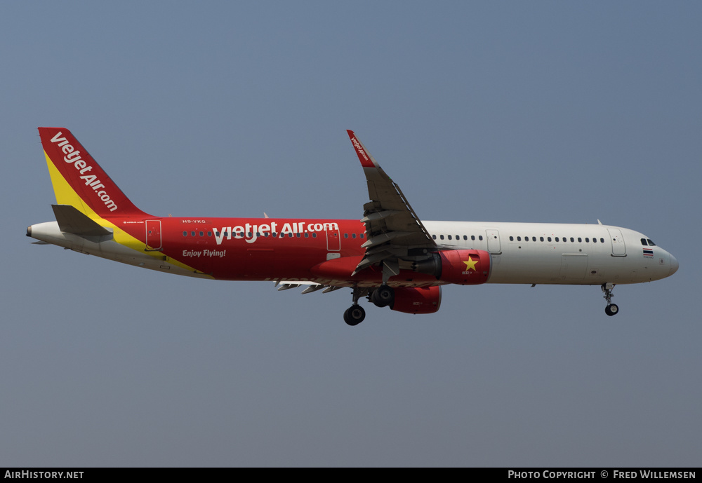 Aircraft Photo of HS-VKG | Airbus A321-211 | VietJet Air | AirHistory.net #208022
