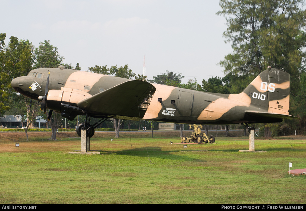 Aircraft Photo of AF43-010 | Douglas AC-47D Skytrain | Thailand - Air Force | AirHistory.net #208025