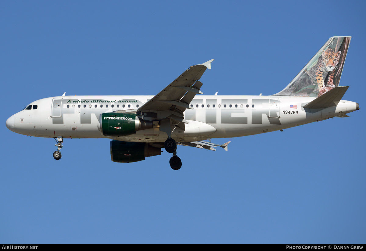 Aircraft Photo of N947FR | Airbus A319-111 | Frontier Airlines | AirHistory.net #208036