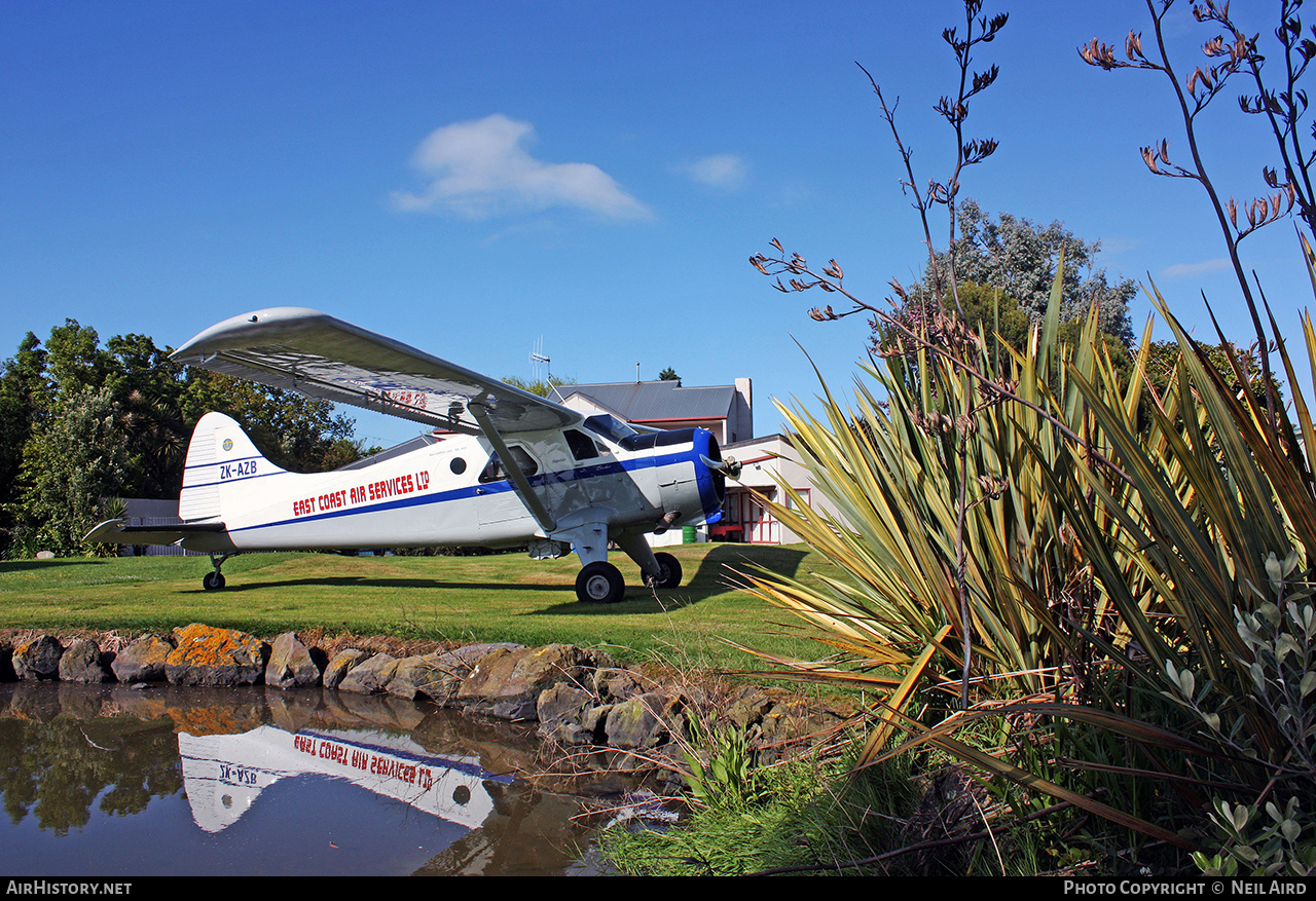 Aircraft Photo of ZK-AZB | De Havilland Canada DHC-2 Beaver Mk1 | East Coast Air Services | AirHistory.net #208042