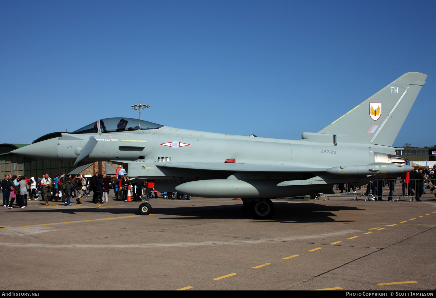 Aircraft Photo of ZK329 | Eurofighter EF-2000 Typhoon FGR4 | UK - Air Force | AirHistory.net #208045