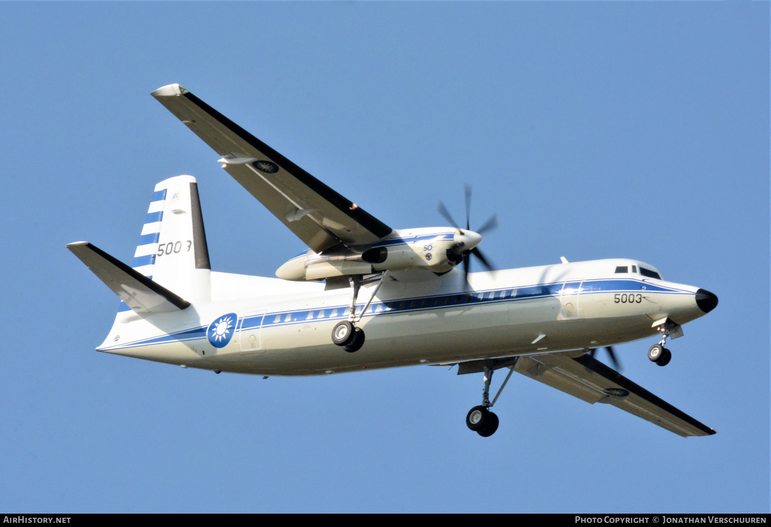 Aircraft Photo of 5003 | Fokker 50 | Taiwan - Air Force | AirHistory.net #208061