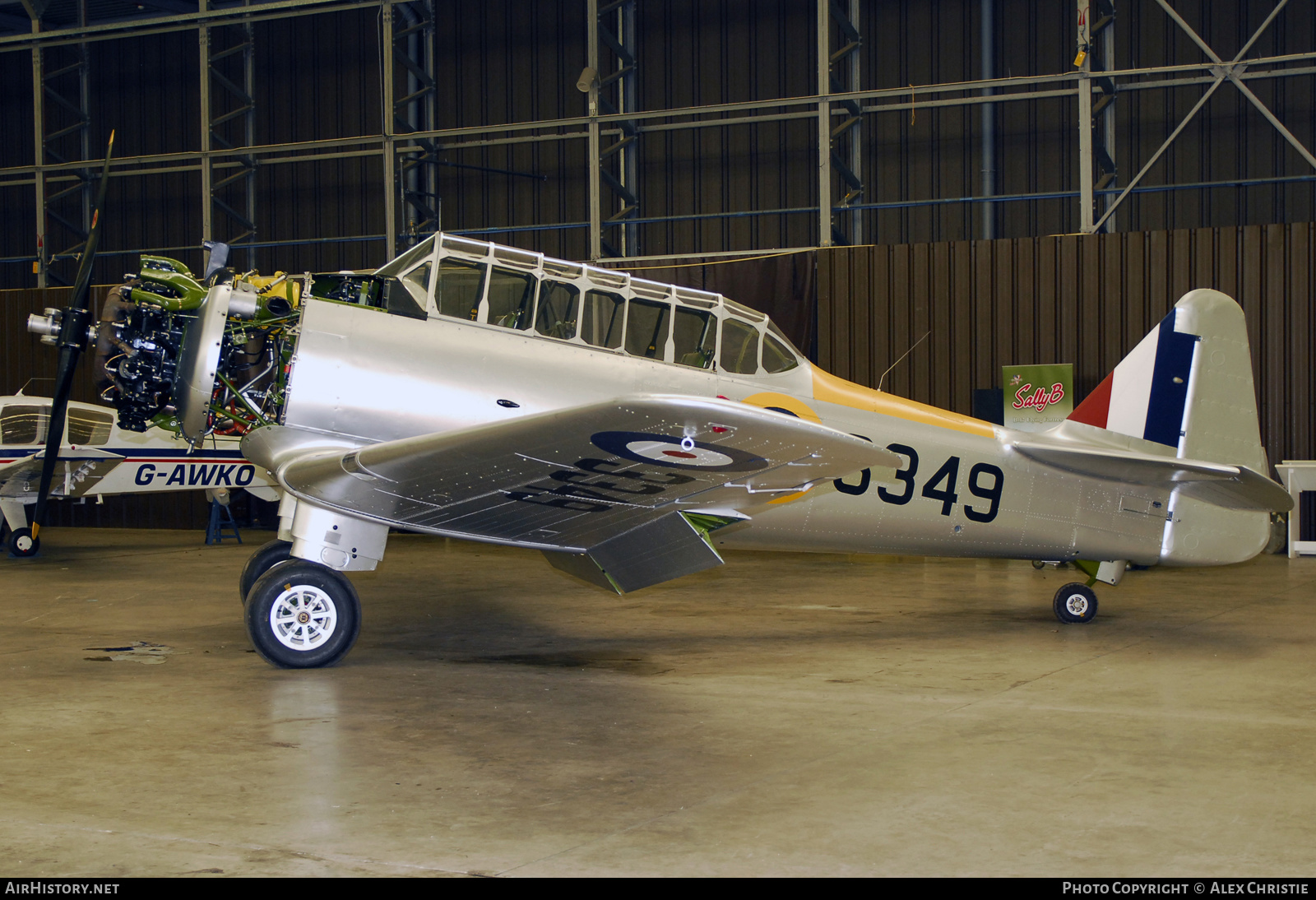 Aircraft Photo of G-BYNF / 3349 | North American NA-64 Yale | Canada - Air Force | AirHistory.net #208085