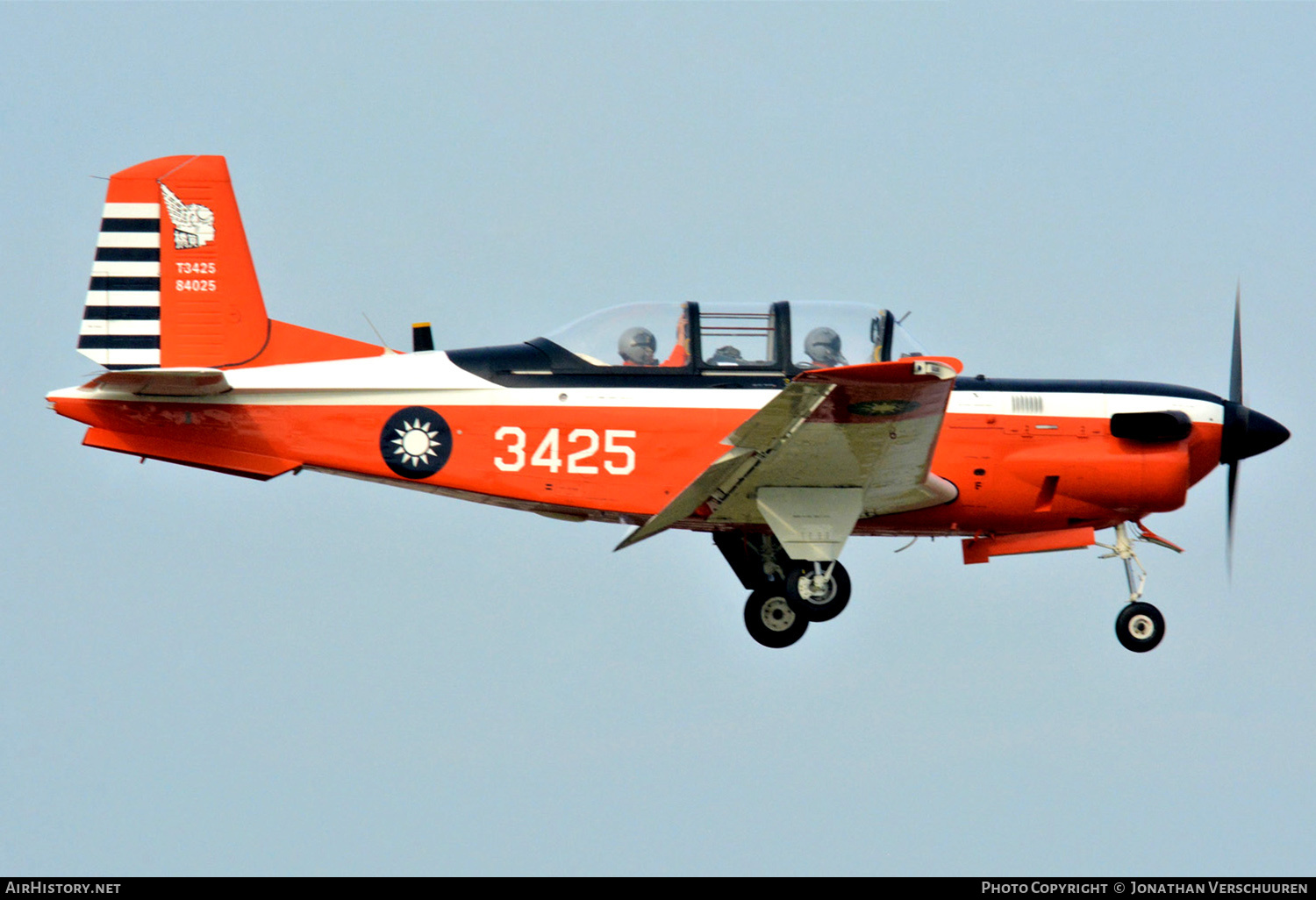 Aircraft Photo of T-3425 / 3425 | Beech T-34C-1 Turbo Mentor | Taiwan - Air Force | AirHistory.net #208098