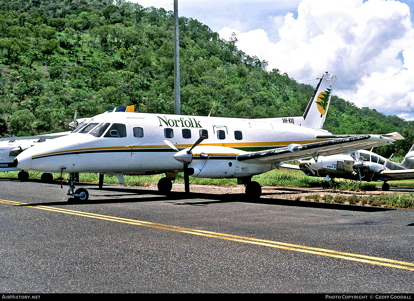 Aircraft Photo of VH-KIQ | Embraer EMB-110P1 Bandeirante | Norfolk Island Airlines | AirHistory.net #208123