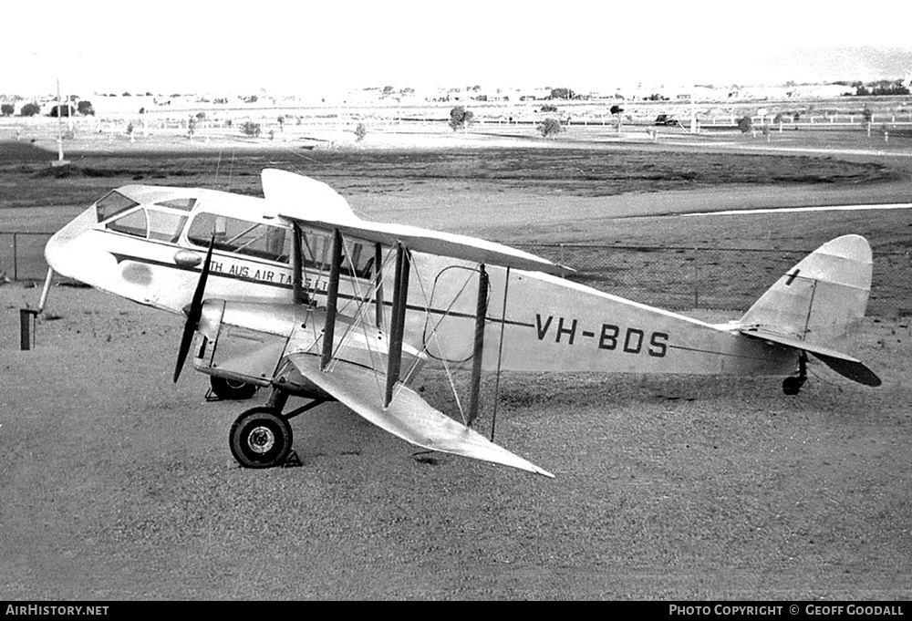 Aircraft Photo of VH-BDS | De Havilland D.H. 84A Dragon 3 | South Australian Air Taxis - SAAT | AirHistory.net #208128