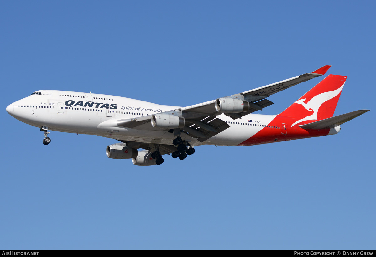 Aircraft Photo of VH-OJT | Boeing 747-438 | Qantas | AirHistory.net #208167