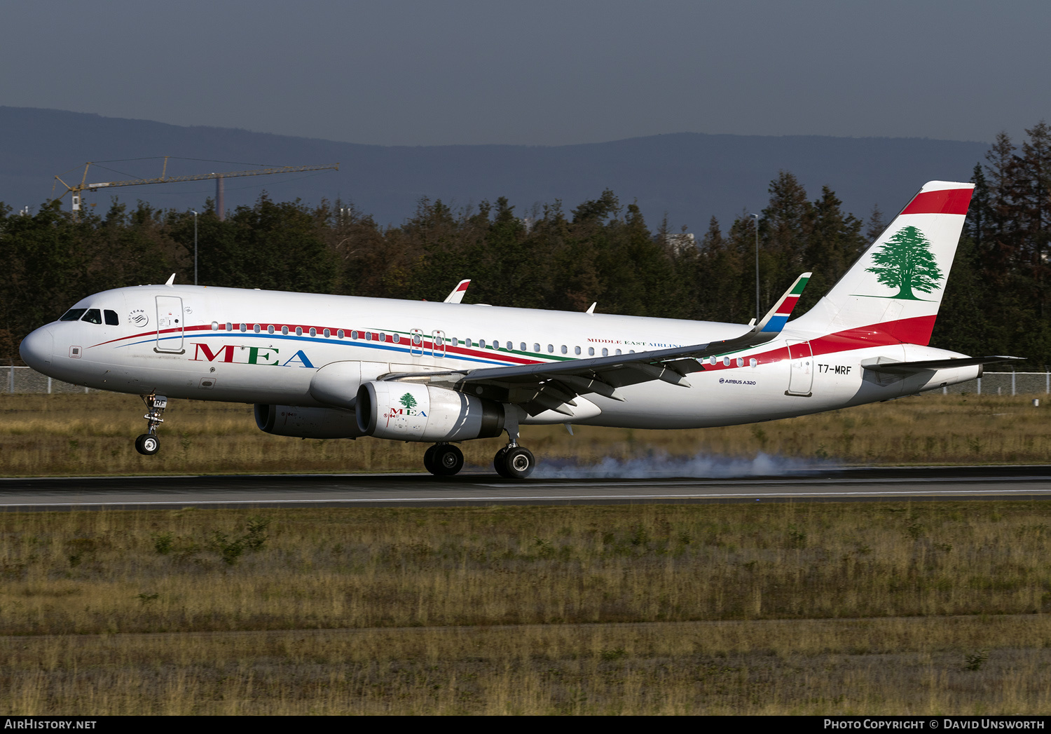 Aircraft Photo of T7-MRF | Airbus A320-232 | MEA - Middle East Airlines | AirHistory.net #208171