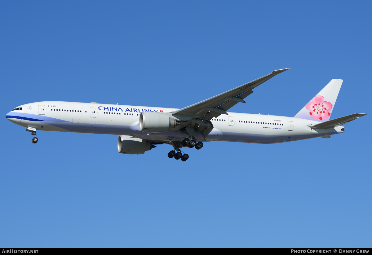 Aircraft Photo of B-18051 | Boeing 777-36N/ER | China Airlines | AirHistory.net #208174