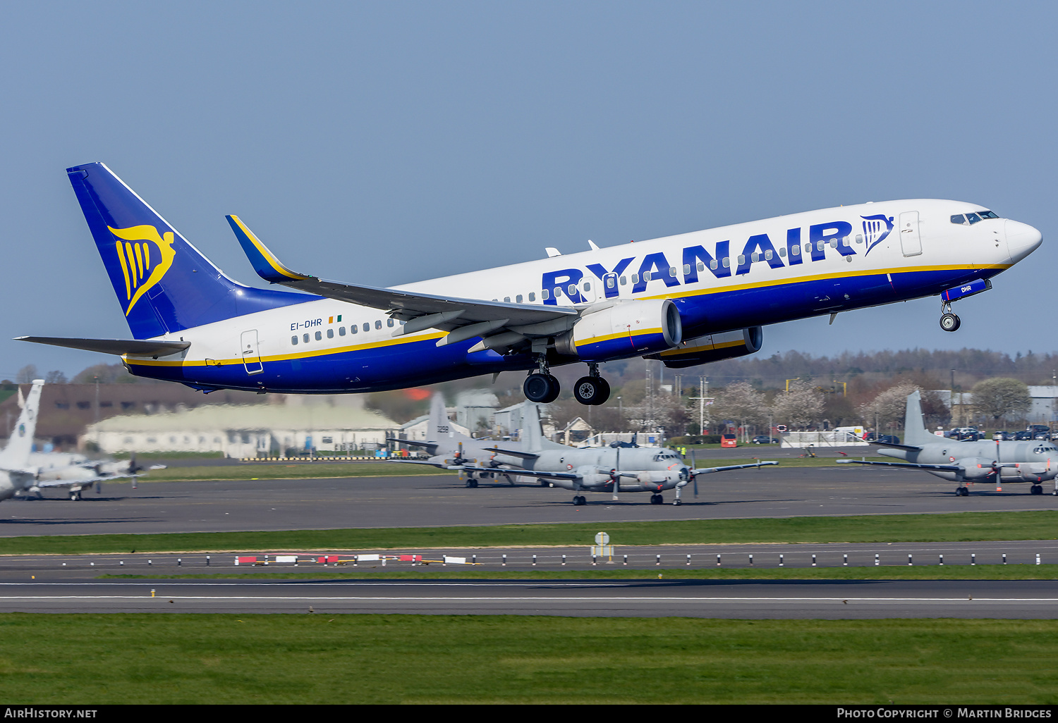 Aircraft Photo of EI-DHR | Boeing 737-8AS | Ryanair | AirHistory.net #208182