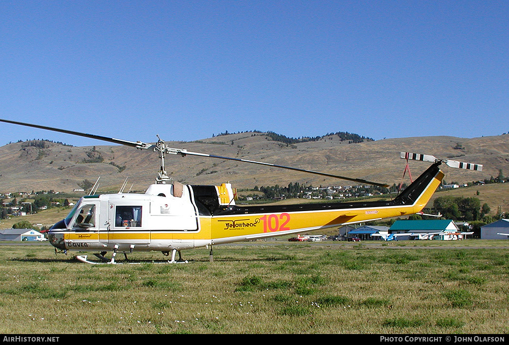 Aircraft Photo of C-GVEG | Bell 204B | Yellowhead Helicopters | AirHistory.net #208191