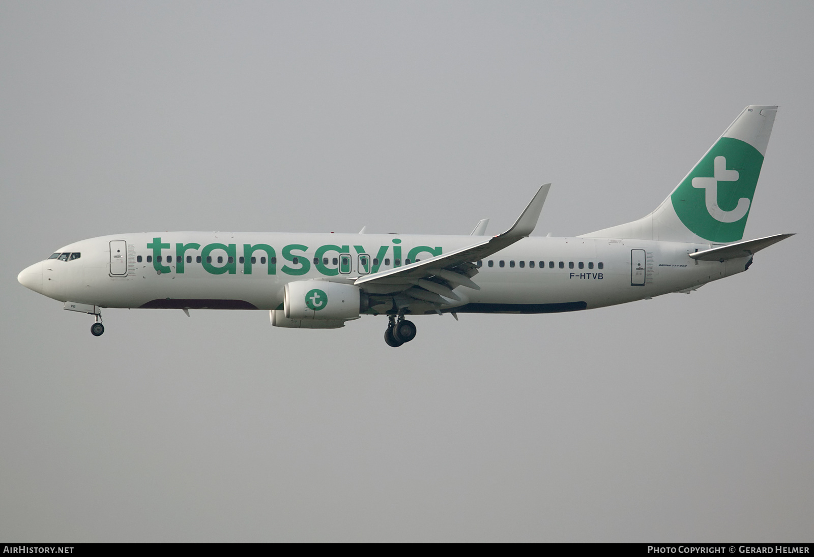 Aircraft Photo of F-HTVB | Boeing 737-8K2 | Transavia | AirHistory.net #208201