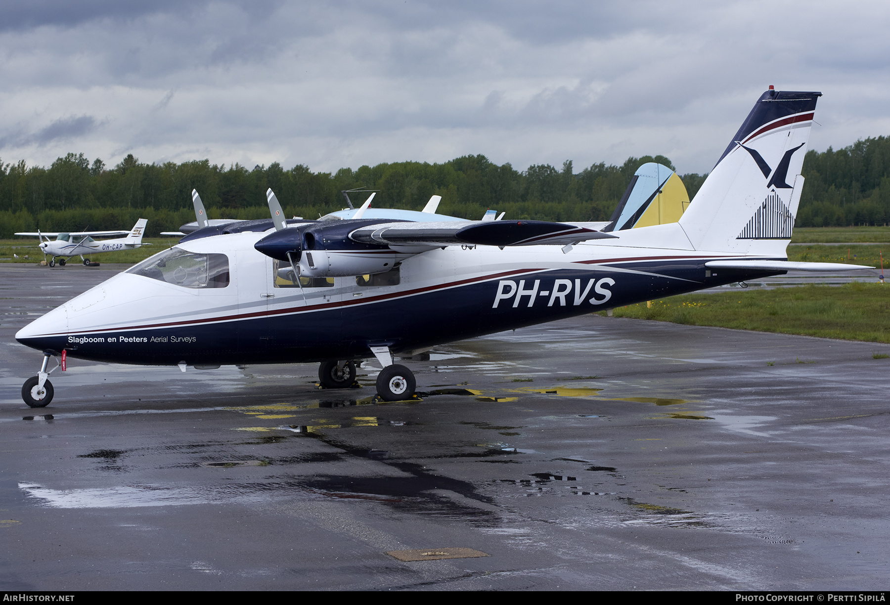 Aircraft Photo of PH-RVS | Partenavia P-68B Victor | Slagboom en Peeters Aerial Surveys | AirHistory.net #208208