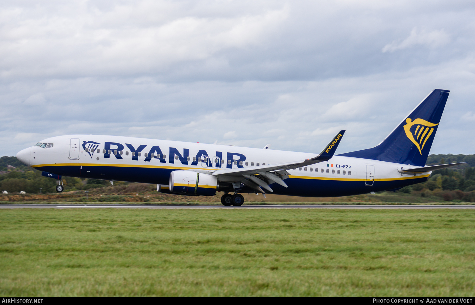 Aircraft Photo of EI-FZP | Boeing 737-800 | Ryanair | AirHistory.net #208219