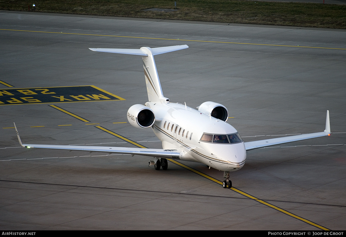 Aircraft Photo of P4-AAG | Bombardier Challenger 605 (CL-600-2B16) | AirHistory.net #208301