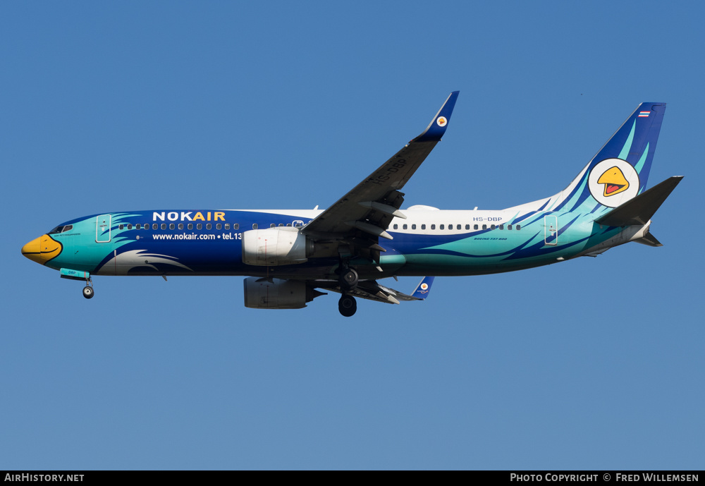 Aircraft Photo of HS-DBP | Boeing 737-8FZ | Nok Air | AirHistory.net #208305