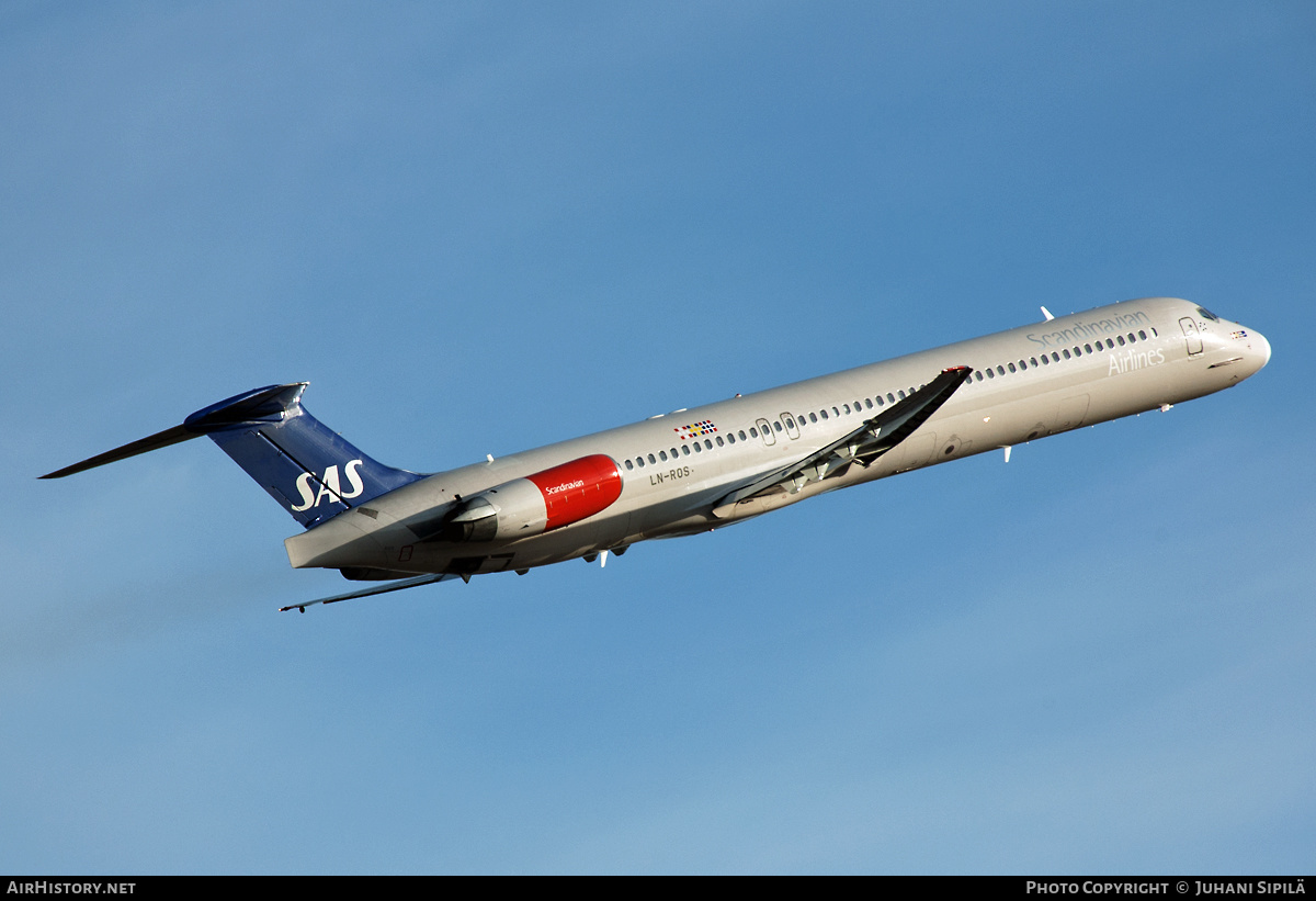 Aircraft Photo of LN-ROS | McDonnell Douglas MD-82 (DC-9-82) | Scandinavian Airlines - SAS | AirHistory.net #208324