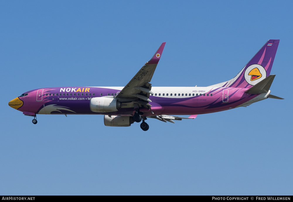 Aircraft Photo of HS-DBU | Boeing 737-881 | Nok Air | AirHistory.net #208326