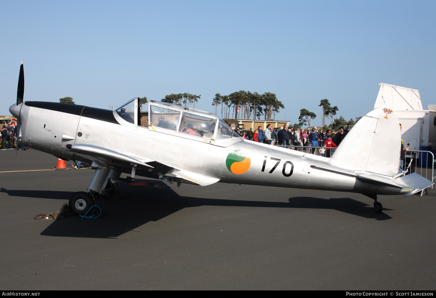 Aircraft Photo of G-BDRJ / 170 | De Havilland DHC-1 Chipmunk T10 | Ireland - Air Force | AirHistory.net #208369