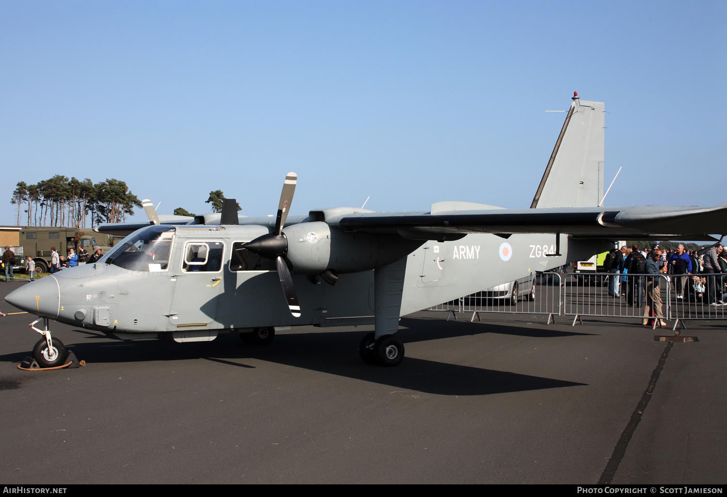 Aircraft Photo of ZG845 | Britten-Norman BN-2T Islander AL1 | UK - Army | AirHistory.net #208417