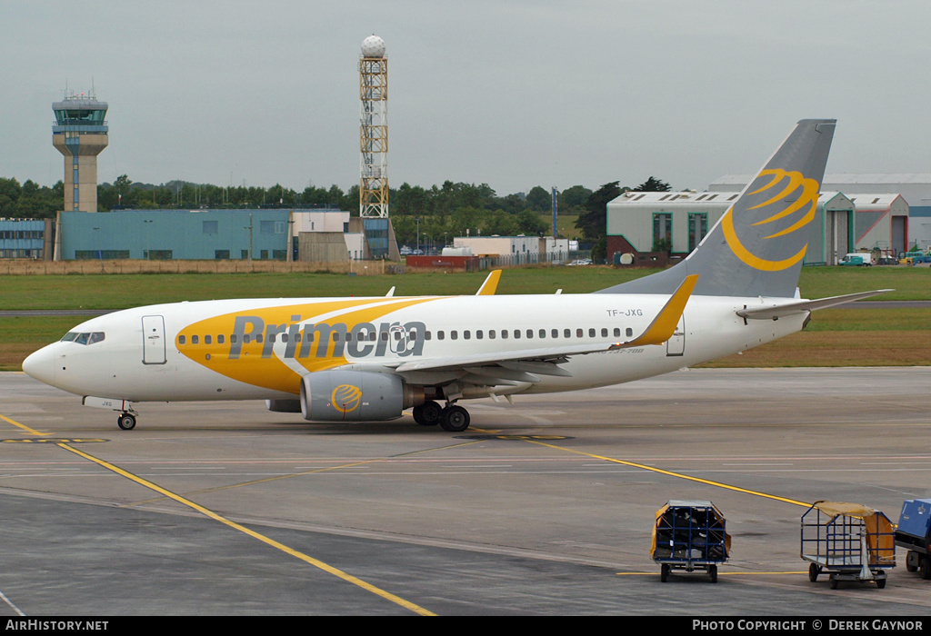 Aircraft Photo of TF-JXG | Boeing 737-7Q8 | Primera Air | AirHistory.net #208439