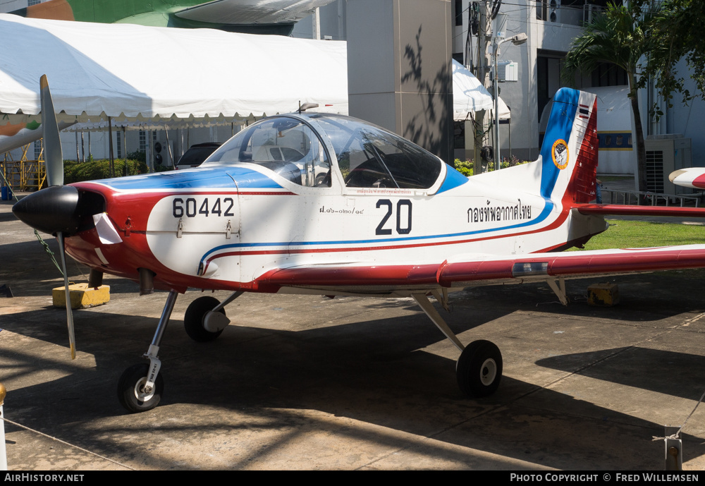 Aircraft Photo of F16-020/18 | New Zealand CT-4A Airtrainer | Thailand - Air Force | AirHistory.net #208502