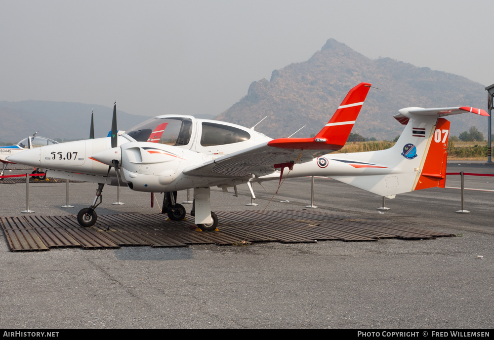 Aircraft Photo of F14-20/60 | Diamond DA42 NG Turbo Twin Star | Thailand - Air Force | AirHistory.net #208503