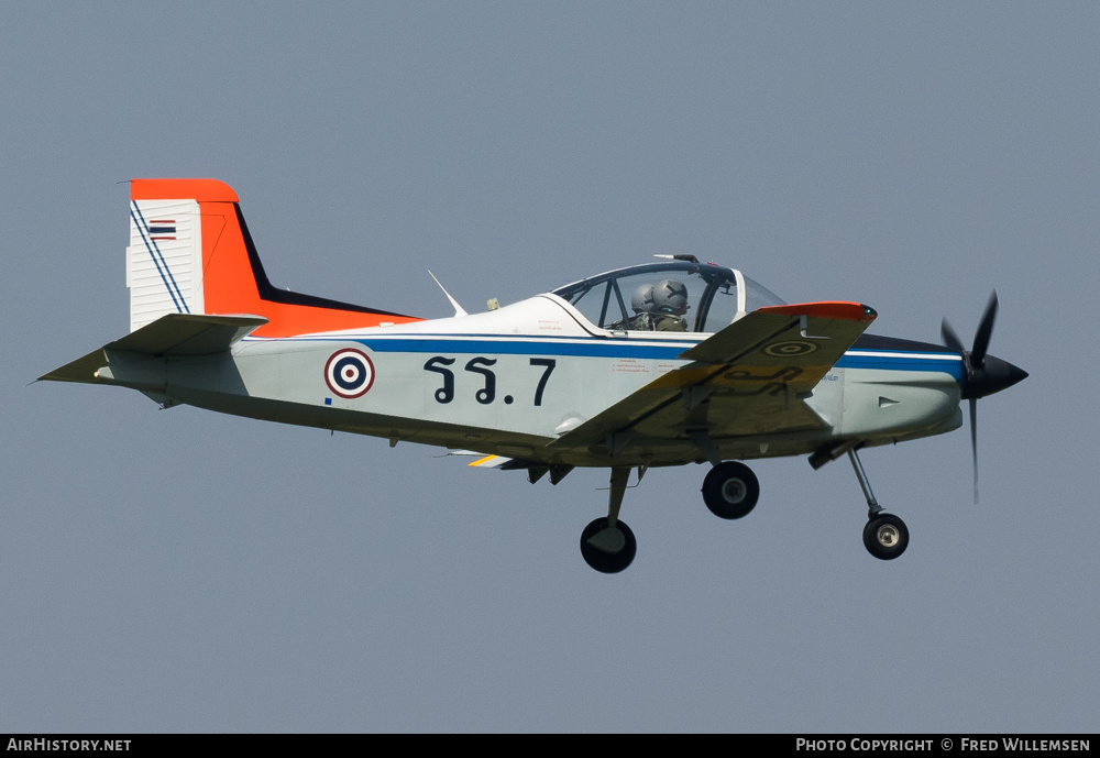 Aircraft Photo of F16K-7/43 | Pacific Aerospace CT-4E Airtrainer | Thailand - Air Force | AirHistory.net #208509