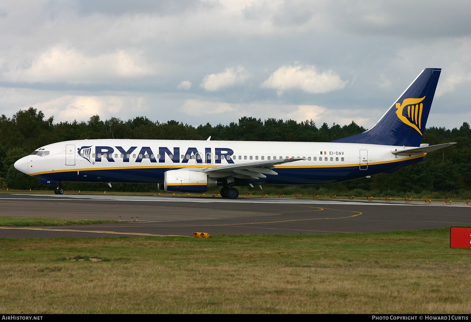 Aircraft Photo of EI-DAV | Boeing 737-8AS | Ryanair | AirHistory.net #208514