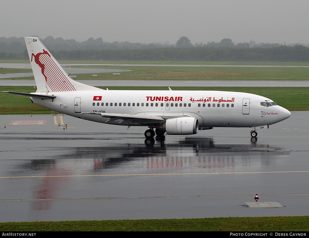 Aircraft Photo of TS-IOH | Boeing 737-5H3 | Tunisair | AirHistory.net #208528