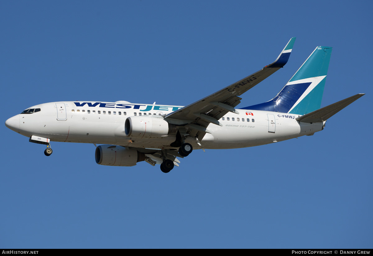 Aircraft Photo of C-FMWJ | Boeing 737-7CT | WestJet | AirHistory.net #208537