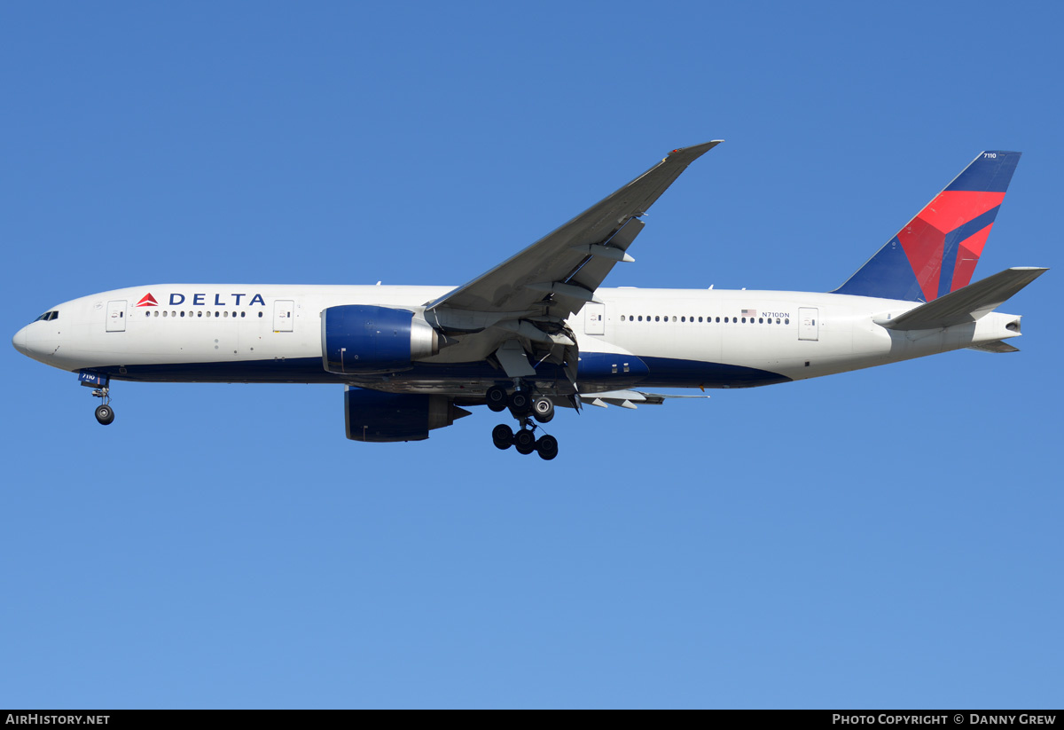 Aircraft Photo of N710DN | Boeing 777-232/LR | Delta Air Lines | AirHistory.net #208542