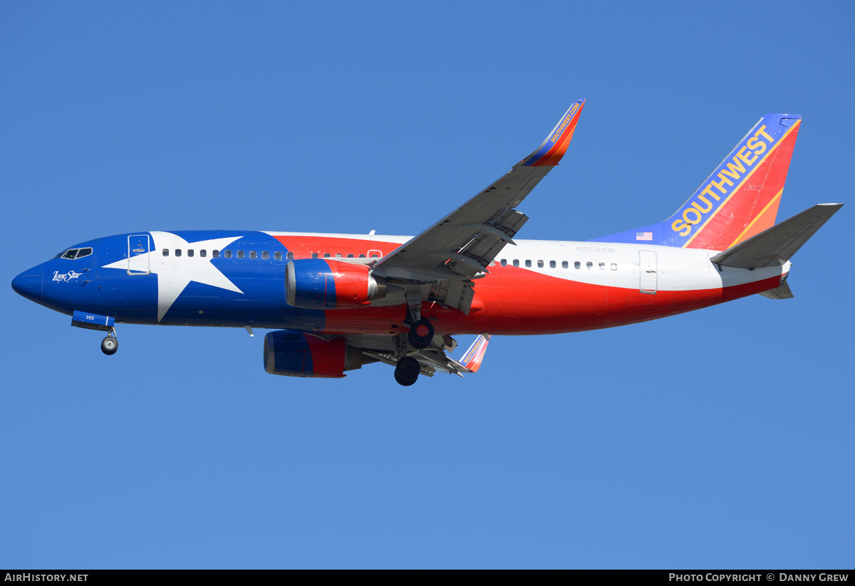 Aircraft Photo of N352SW | Boeing 737-3H4 | Southwest Airlines | AirHistory.net #208544