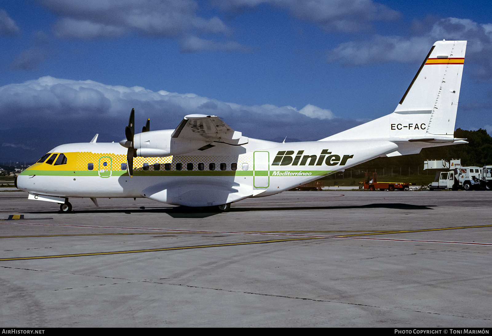Aircraft Photo of EC-FAC | CASA/IPTN CN235-100 | Binter Mediterraneo | AirHistory.net #208561