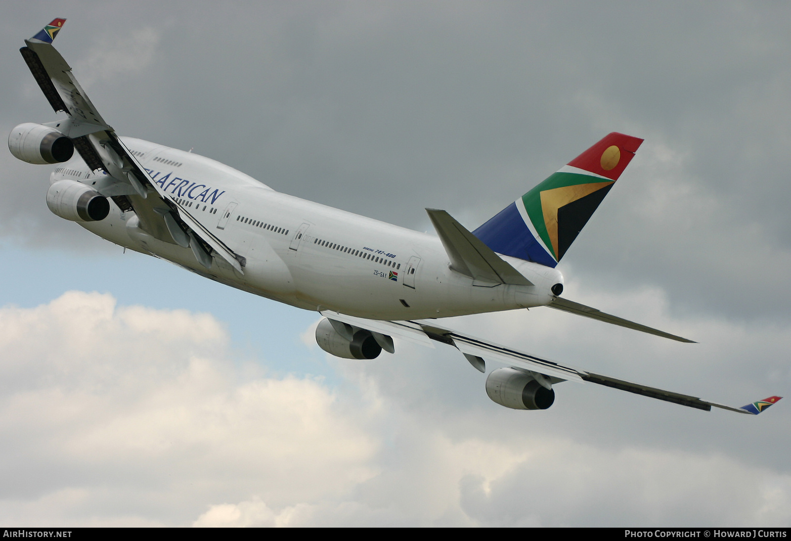 Aircraft Photo of ZS-SAY | Boeing 747-444 | South African Airways | AirHistory.net #208580