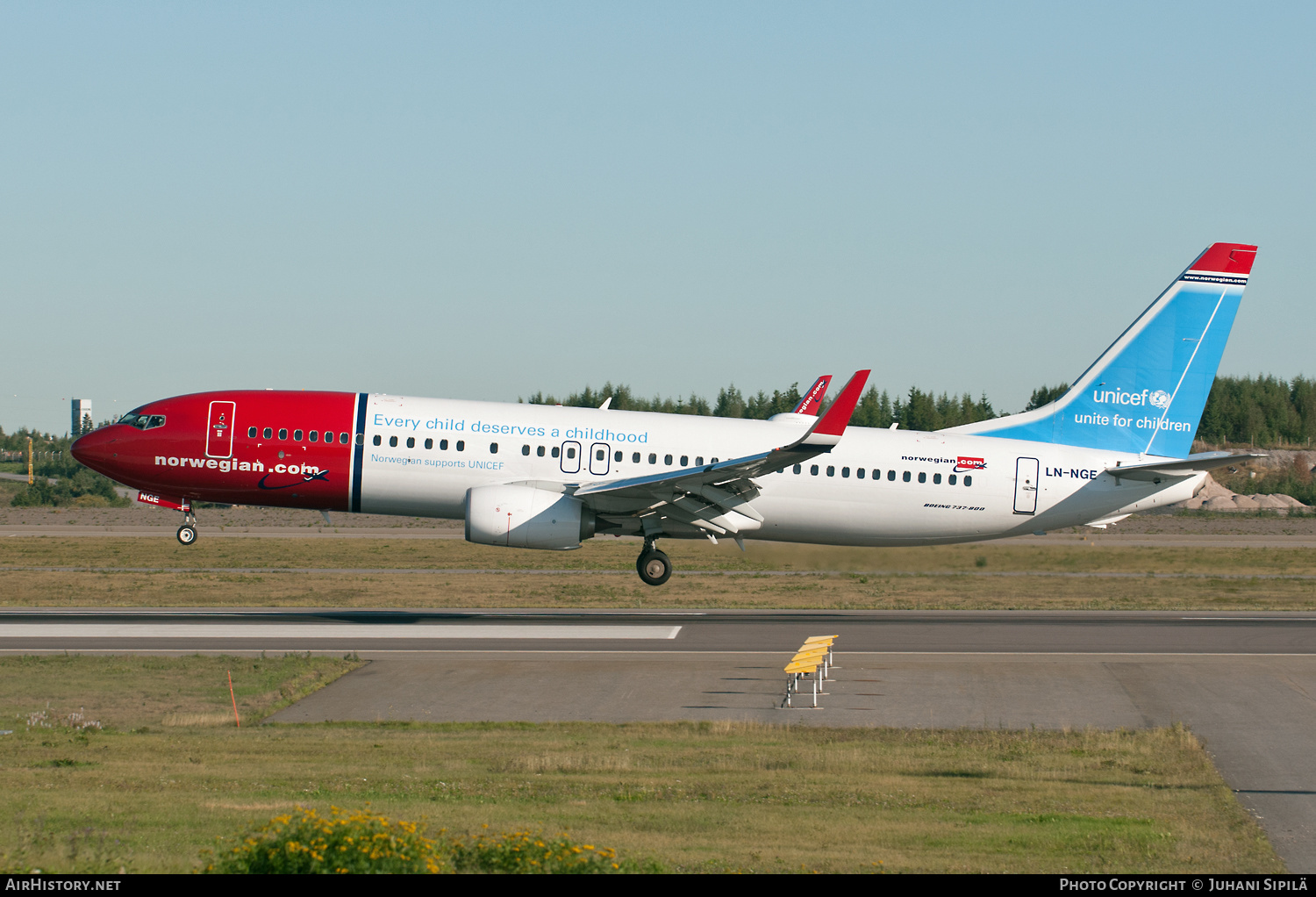 Aircraft Photo of LN-NGE | Boeing 737-8JP | Norwegian | AirHistory.net #208641