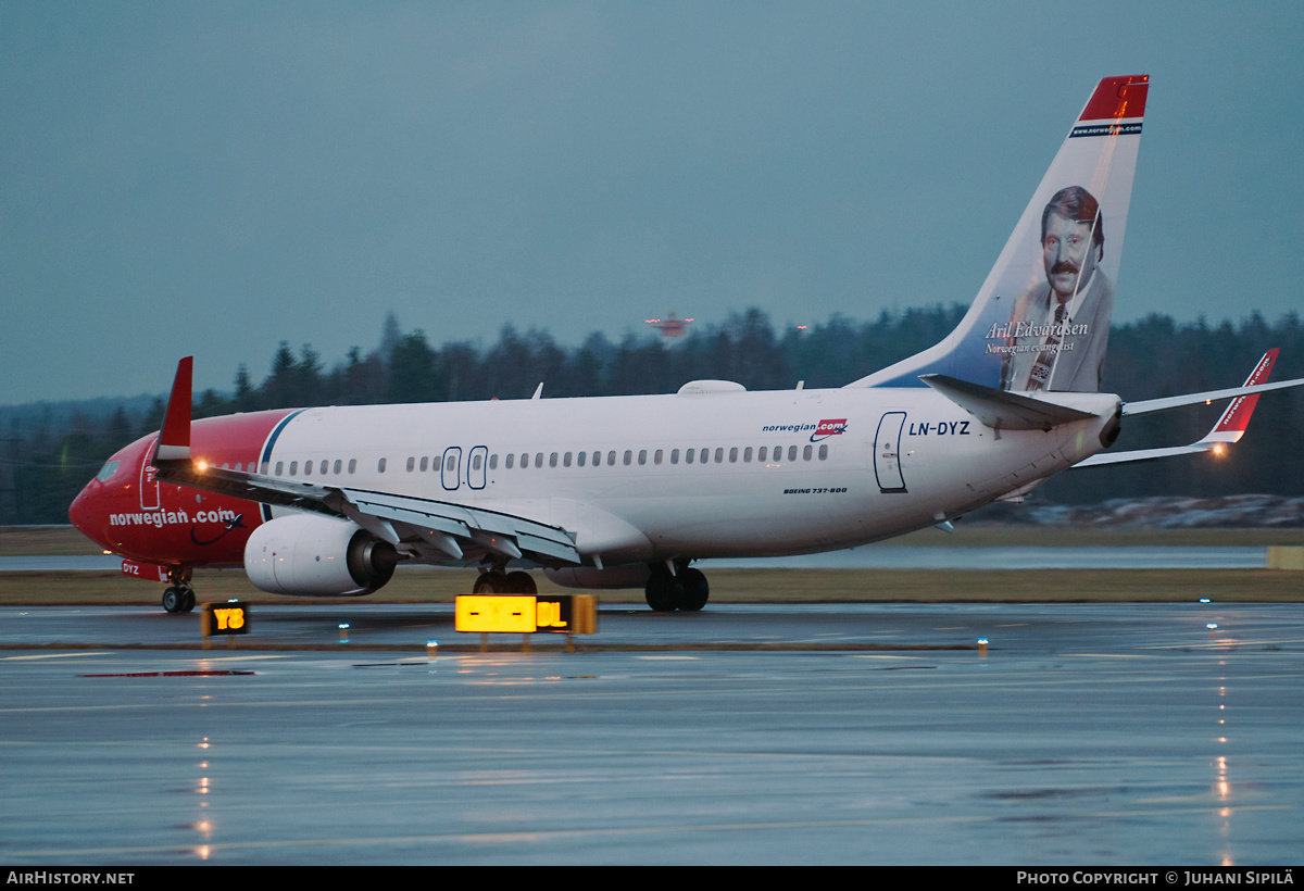 Aircraft Photo of LN-DYZ | Boeing 737-8JP | Norwegian | AirHistory.net #208648