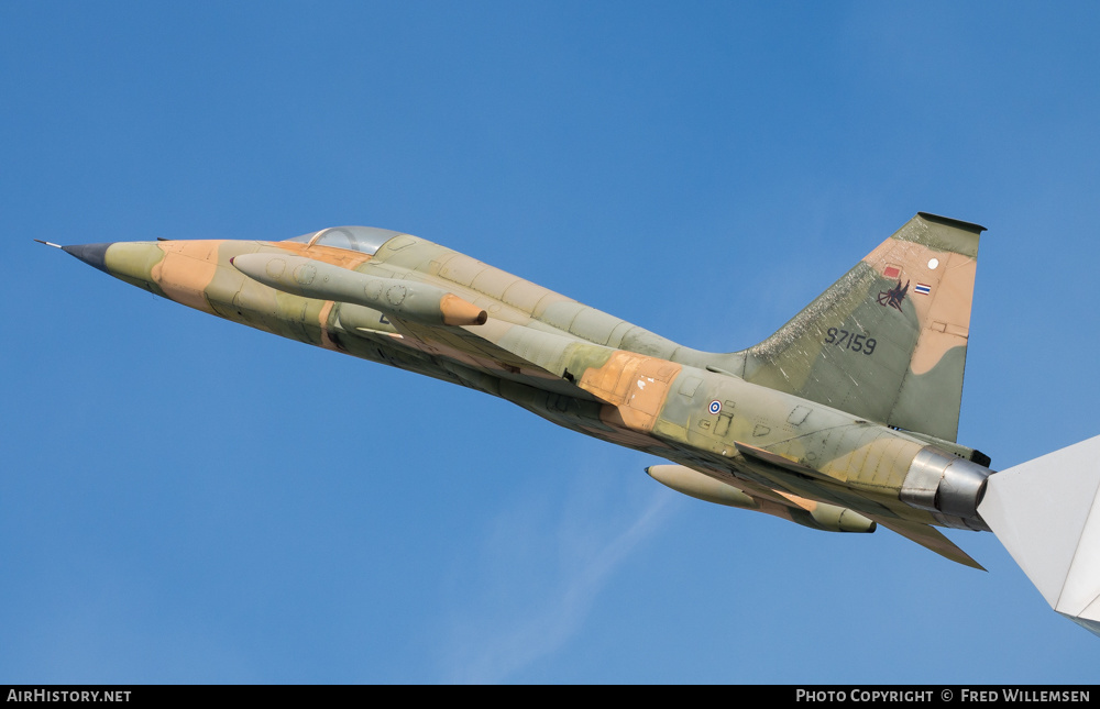 Aircraft Photo of TKH-18-4/13 / 97159 | Northrop RF-5A Freedom Fighter | Thailand - Air Force | AirHistory.net #208677