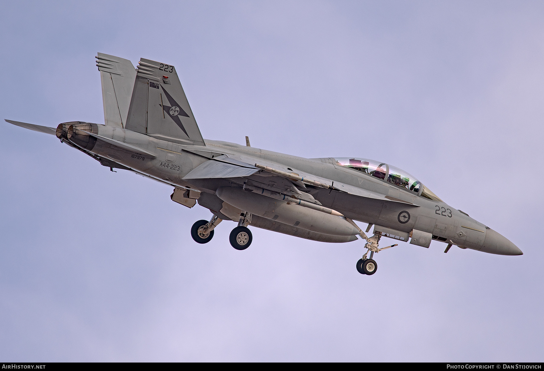 Aircraft Photo of A44-223 / 167979 | Boeing F/A-18F Super Hornet | Australia - Air Force | AirHistory.net #208798