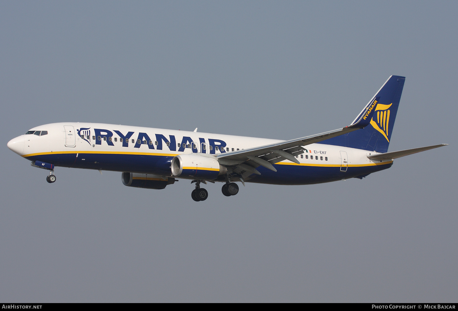 Aircraft Photo of EI-EKF | Boeing 737-8AS | Ryanair | AirHistory.net #208809