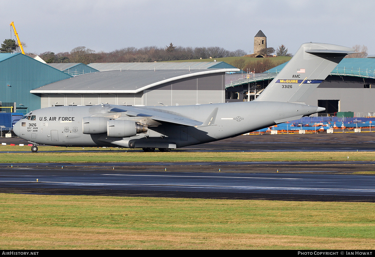 Aircraft Photo of 03-3126 / 33126 | Boeing C-17A Globemaster III | USA - Air Force | AirHistory.net #208829