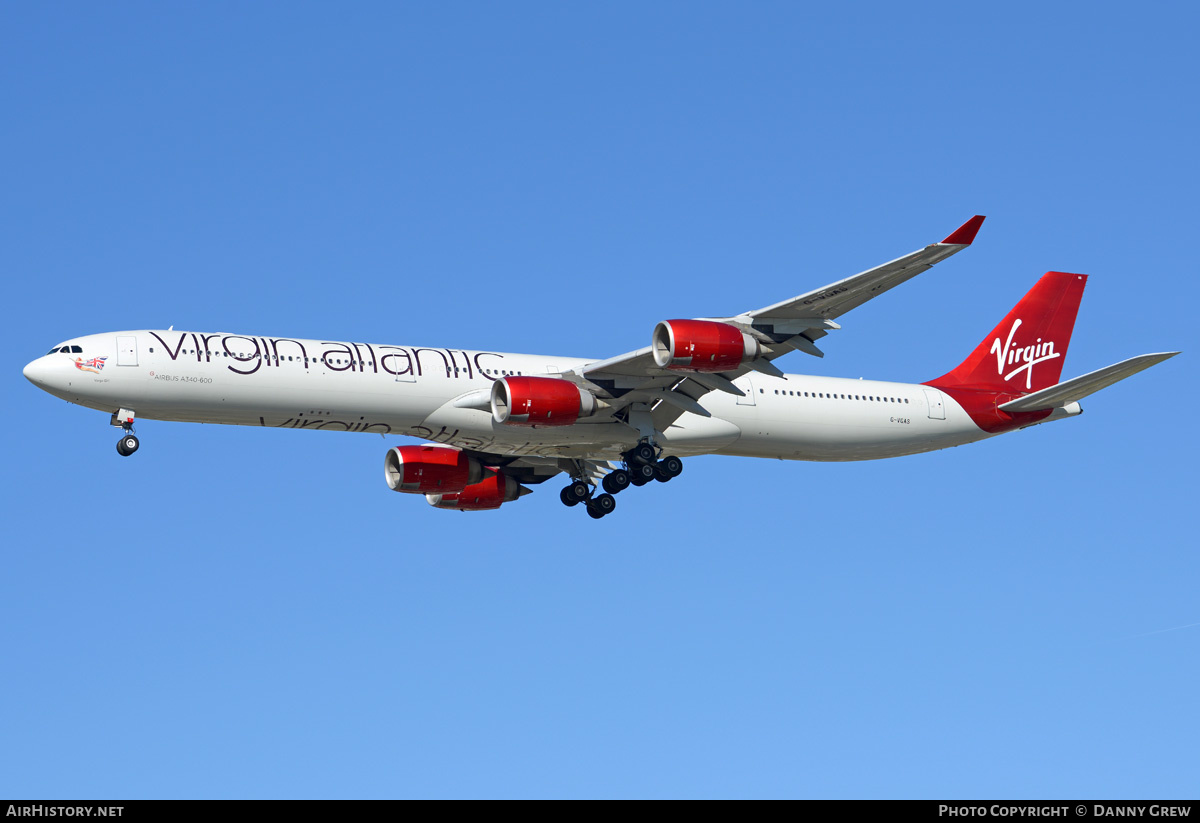 Aircraft Photo of G-VGAS | Airbus A340-642 | Virgin Atlantic Airways | AirHistory.net #208834