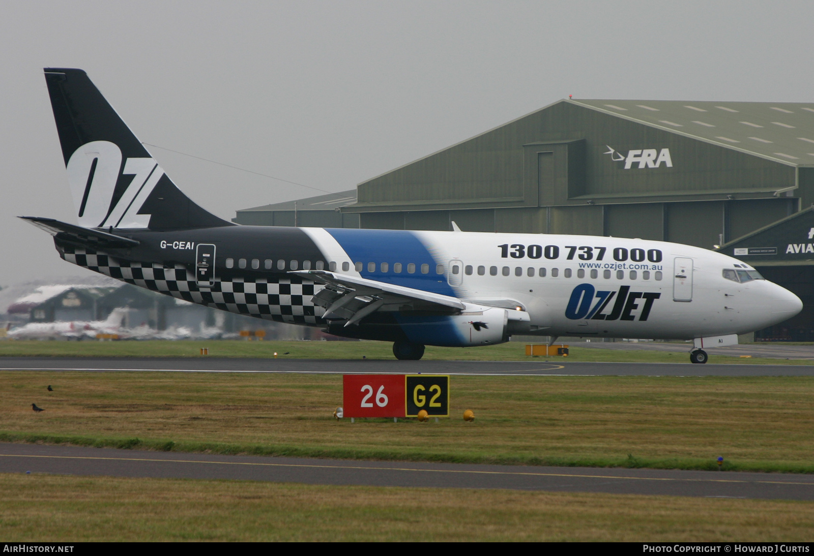 Aircraft Photo of G-CEAI | Boeing 737-229/Adv | OzJet Airlines | AirHistory.net #208838